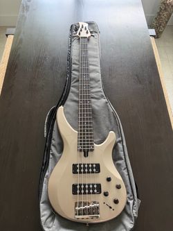 Yamaha TRBX305 5-String Bass Light Metallic Gray with Bag