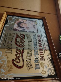 Vintage Coca-Cola mirror