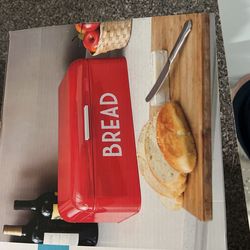 New  Steel Bread Holder