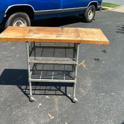 Antique Mobile Cutting Board