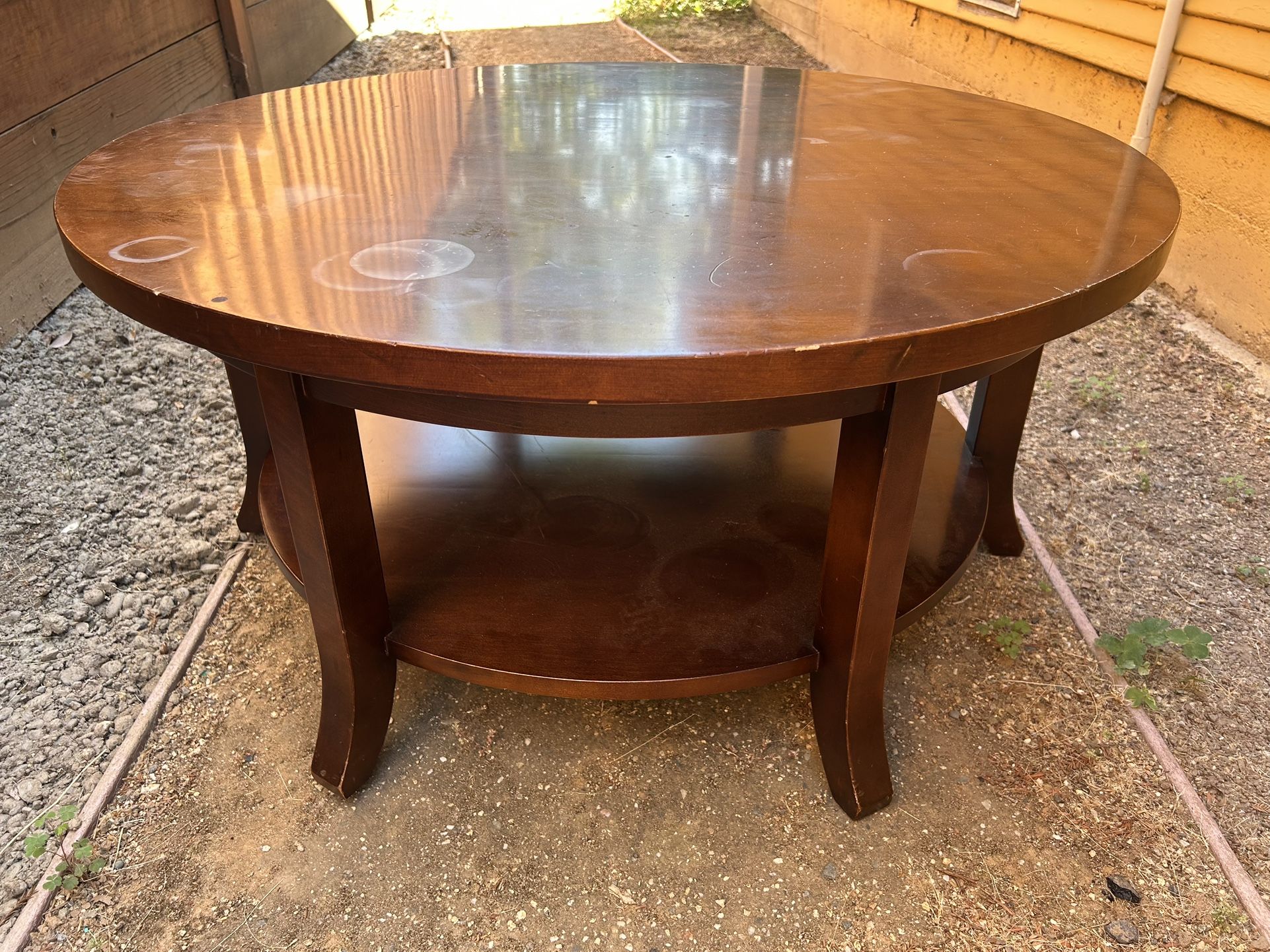 Crate And Barrel Solid Wood Coffee table