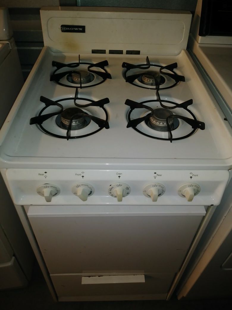 20 inch apartment size gas stove
