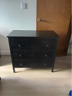 IKEA HEMNES 3-Drawer Dresser – Black