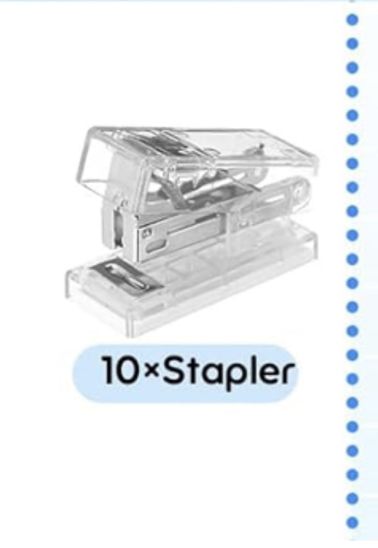 10 Pack Of Mini Stapler