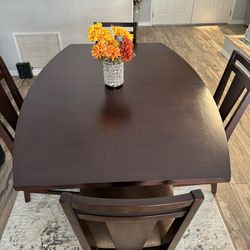 Dining Room Table and Four Chairs for sale