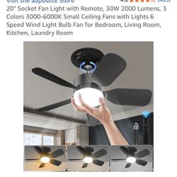 Super quiet Socket Fan 