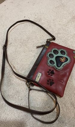Chala dog printed purse
