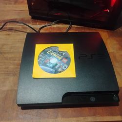 Sony PS3 & 1 Game (Video Gaming Console)