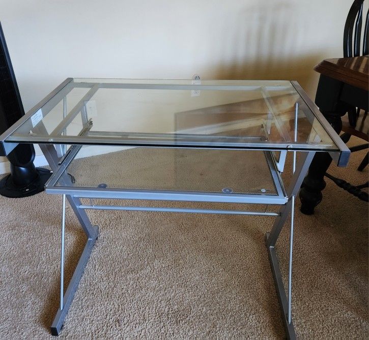 Glass Office Desk