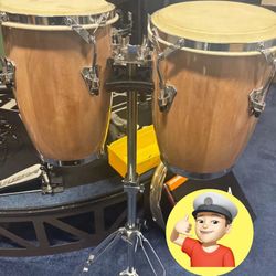 🔥 Brand New Jr Congas Bongos w/Stand Drum Set