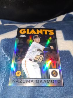 2021 NPB BASEBALL CARD KAZUMA OKAMOTO