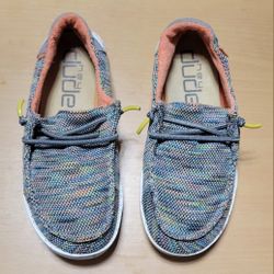 Hey Dude Wendy Youth Peacock Pink Size Y2-3