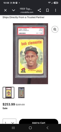 MLB CLASSIC VINTAGE ROBERTO CLEMENTE
