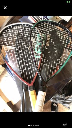 2 Tennis Rackets and 1 carrying pouch