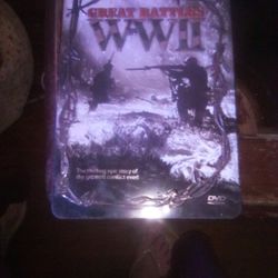 2008 Collectors Tin Can Great Battles Of WWII DVDs 