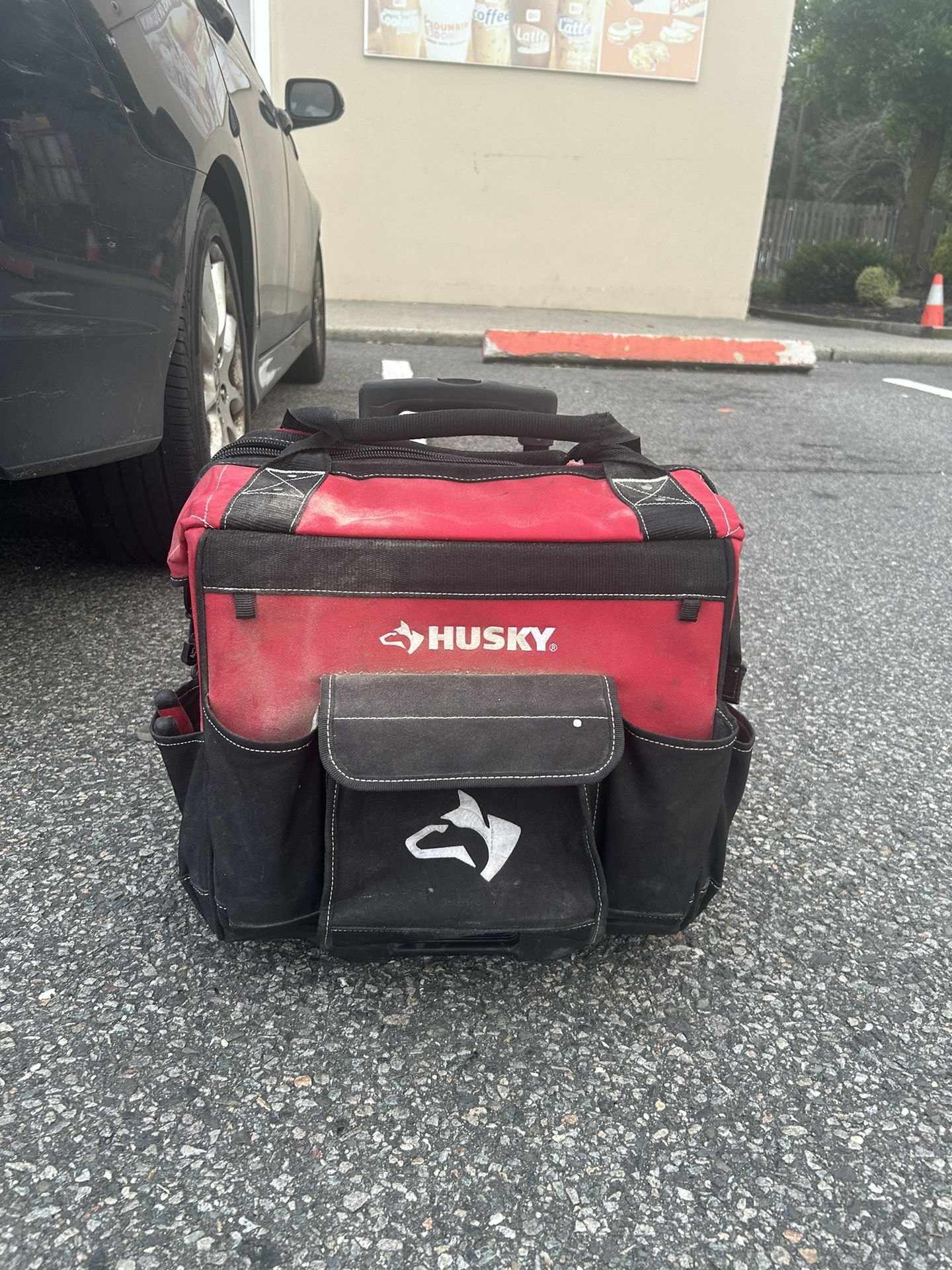 Husky Tool Bag With Wheels (NO TOOLS JUST BAG)