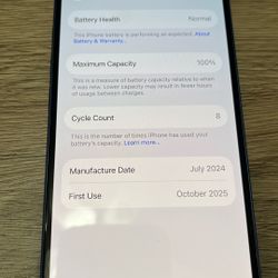 Blue iPhone 16 Unlocked 