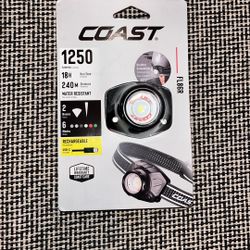 Coast 1250 Lumens Rechargeable Headlight
