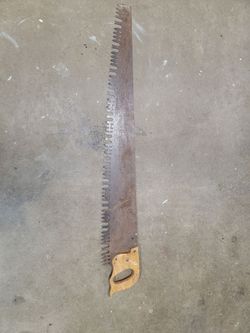 Vintage hand saw