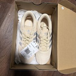 Adidas originals Women's Taekwondo Lace W Sand Strata / Silver JQ0558 Sz 5.5