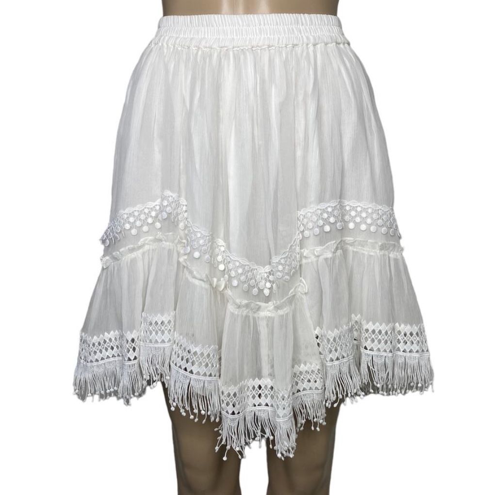 Rococo Sand Women’s Cia White Skirt NEW size XS