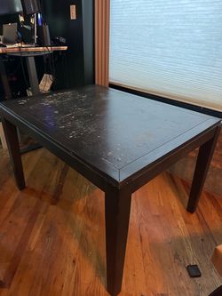 Weathered effect small country dinner table