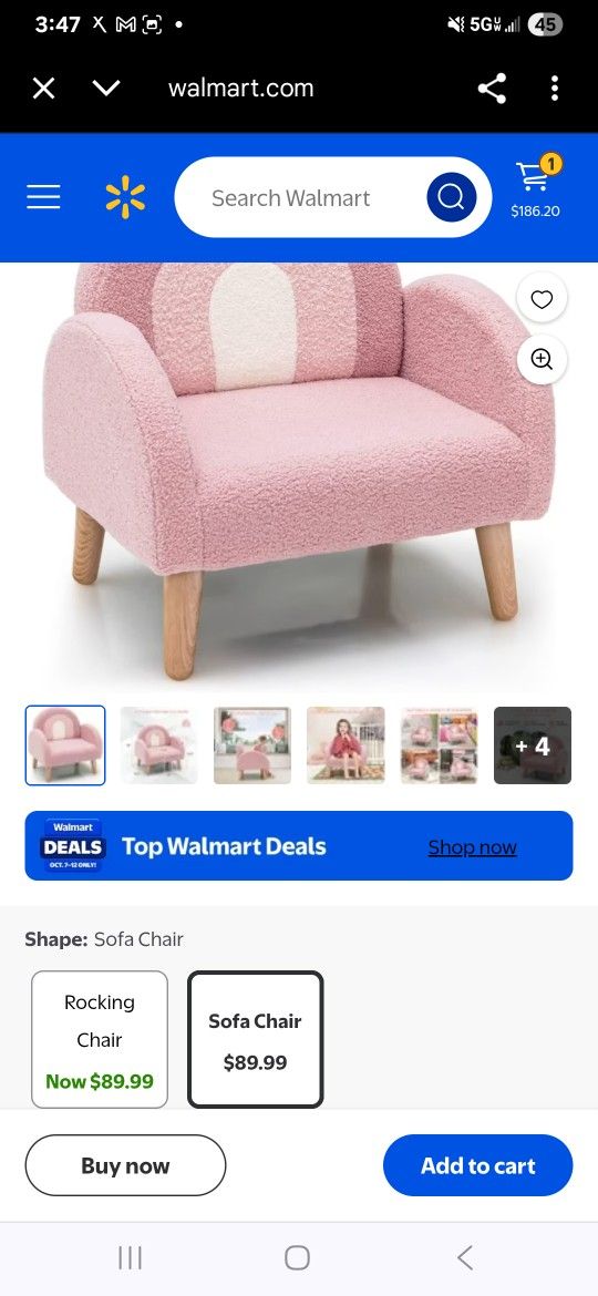 Kids sofa, Toddler arm chair