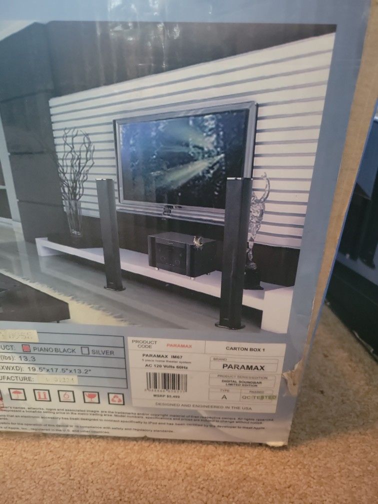 PARAMAX Home Theater Sound System