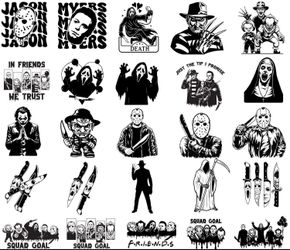 Thermal printed Stickers (Horror Theme)