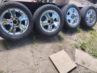 Chevy 6 lug 20 inch rims no caps