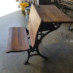 Antique School Desk 