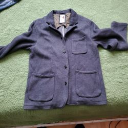 cardigan/blazer sweater blue