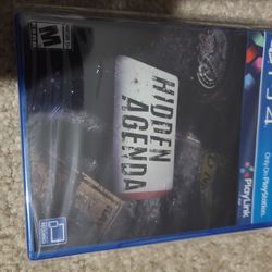 Hidden Agenda - PS4 - New/Sealed