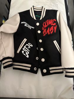 Slime Baby Leather Sleeved Jacket 