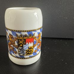 Vintage 70’s Mini German Beer Stein Porcelain Mug