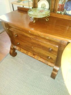 Old dining Bureau three drawers nice shape