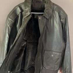 Men’s Leather Coat- Brand New    w/tags! - Make An Offer!