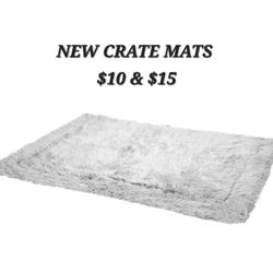 New 24" Crate Bed Reversable Plush Pet Crate Pad Pet Bed Machine Washable Cama De Perro O Gato