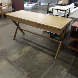 Light Walnut Campaign Desk