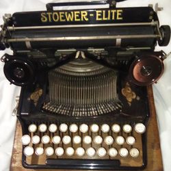 Stoewer Elite Typewriter 