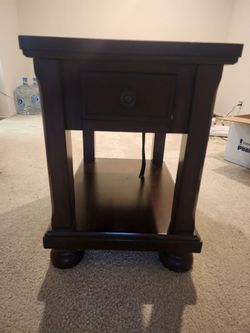 Camiburg Chairside End Table from Ashley - Like New