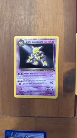 Dark Alakazam team rocket