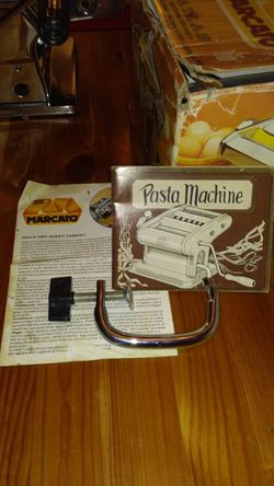 Vintage Pasta Maker Atlas Lusso 150 Made in Italy Noodle Machine