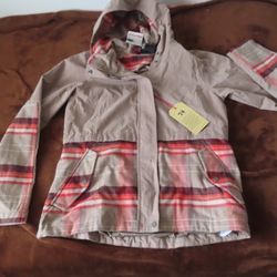 MARMOT Womens DAKOTA Hooded Jacket cappuccino/Flannel M NWT $145
