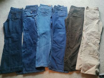 Lot of 6 Women's Jeans and Pants size 12