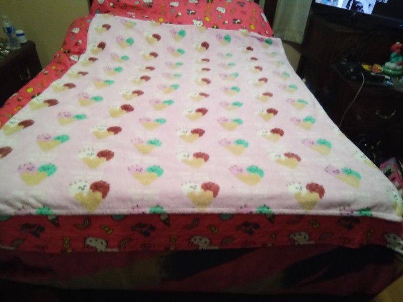 Baby Girls Blanket Lot Of 8 