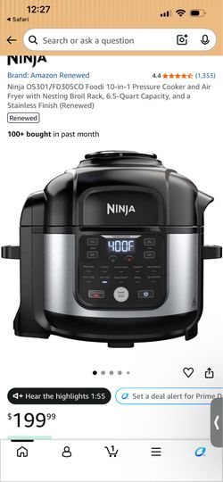 Ninja Foodi PRO pressure cooker