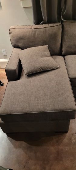 Dania furniture 5 piece sectional ottoman storage