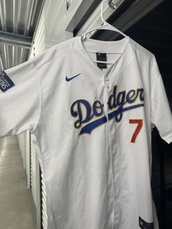 Julio Urías 2020 Champions Nike Jersey 