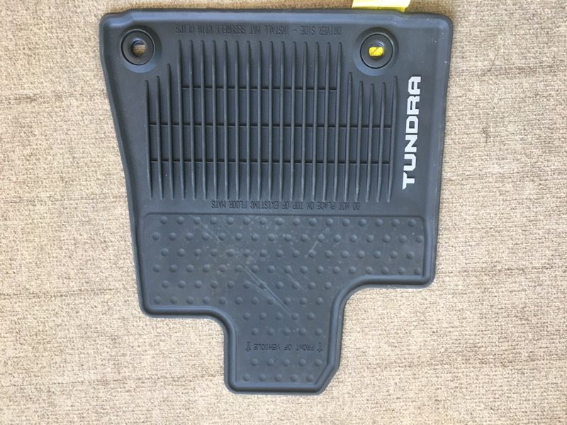 2014 Toyota Tundra OEM All weather rubber mats